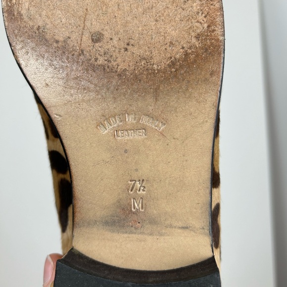 Yves Saint Laurent Brown Pony Hair Loafers - Picture 13 of 14